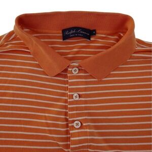 Ralph Lauren Purple Label Mens XL Polo Shirt Made in Italy Luxury Short Sleeve